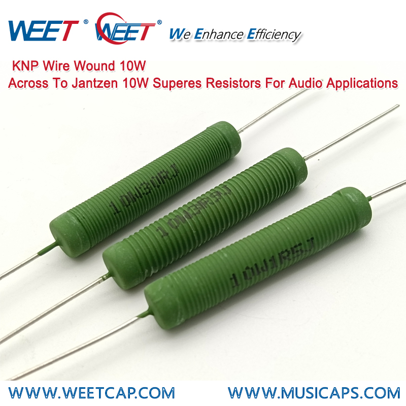 WEET-10W-KNP-Wire-Wound-Resistors-Flameproof-Precision-Audio-Grade-Resistor-Across-to-Jantzen-Superes-Series