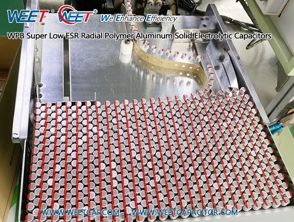 WEET-2.5V-to-25V-Super-Low-ESR-Radial-THT-Solid-Polymer-Aluminum-Electrolytic-Capacitors