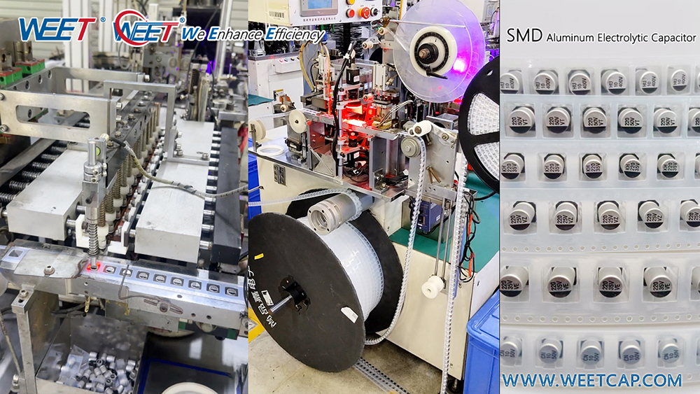 WEET-2000Hours-CK-CS-SMD-Aluminum-Capacitors-16V-450V-Cross-Panasonic-Rubycon