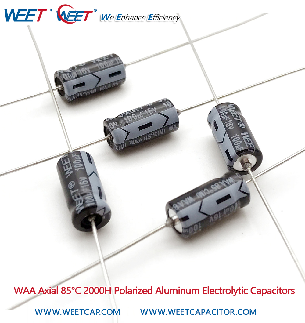 WEET-WAB-Axial-105C-1000H-6.3V-500V-Polarized-Aluminum-Electrolytic-Capacitors-Super-Low-Voltage