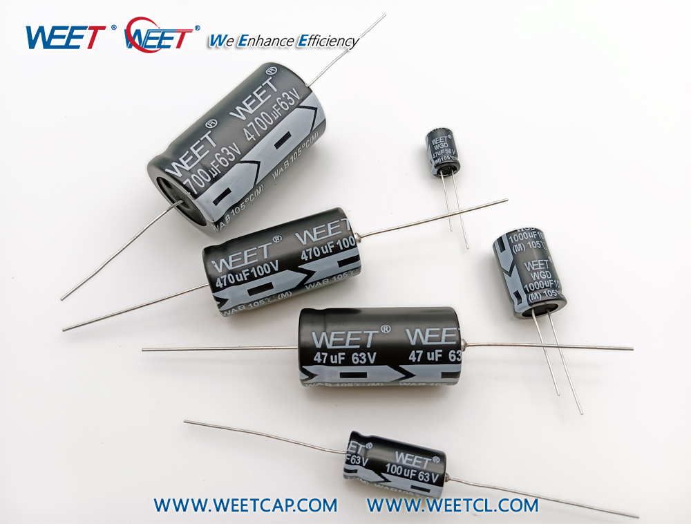WEET-WGD-Radial-WAB-Axial-Aluminum-Electrolytic-Capacitors-Used-in-High-Fidelity-Audio-Equipment