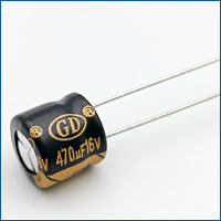 WEET WGD SH7 1000H at 105°C Radial Aluminum Electrolytic Capacitors 7mm Height Miniature Size