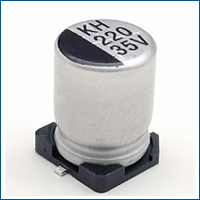 WEET WKH 125℃ 5000 Hours High Reliability SMD Aluminum Electrolytic Capacitors
