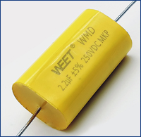 WEET WMD MKP CBB20 Metallized Polypropylene Film Capacitor Axial and Flat