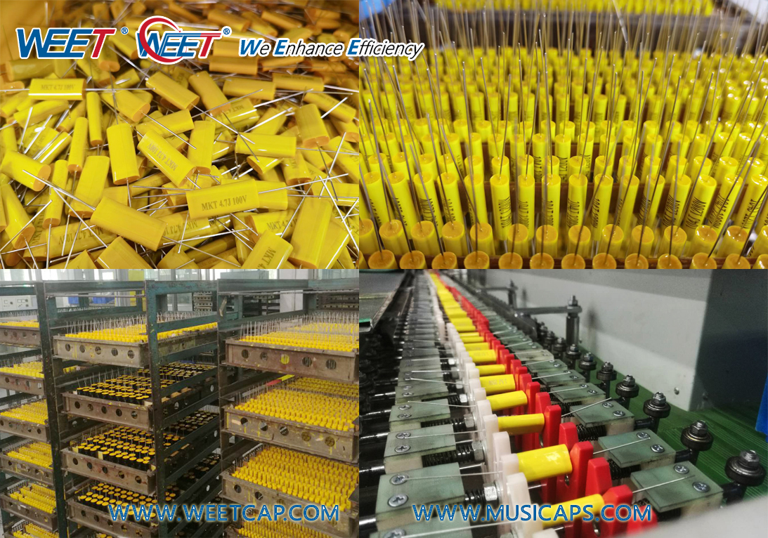 WEET-WMD-MKP-CBB20-Yellow-Axial-Metallized-Polypropylene-Film-Capacitor-China-Factory