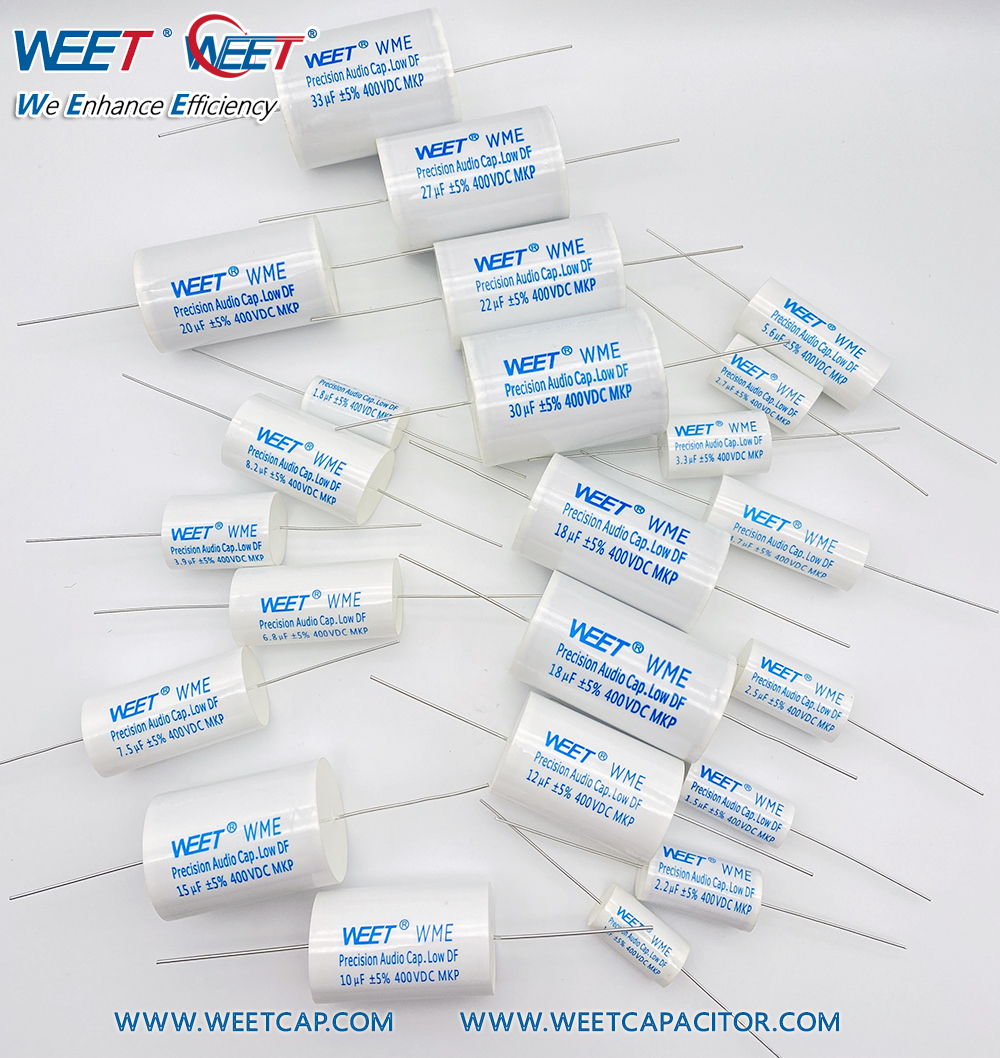 WEET-WME-WMF-MKP-PP-Film-and-Foil-400VDC-1uF-to-100uF-Low-DF-Crossover-Music-Capacitors-for-Audio-Manufacturers
