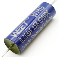 WEET WMG Superior 630V Aluminum Foil and Film Capacitors for Tweeter Bass Audio Applications