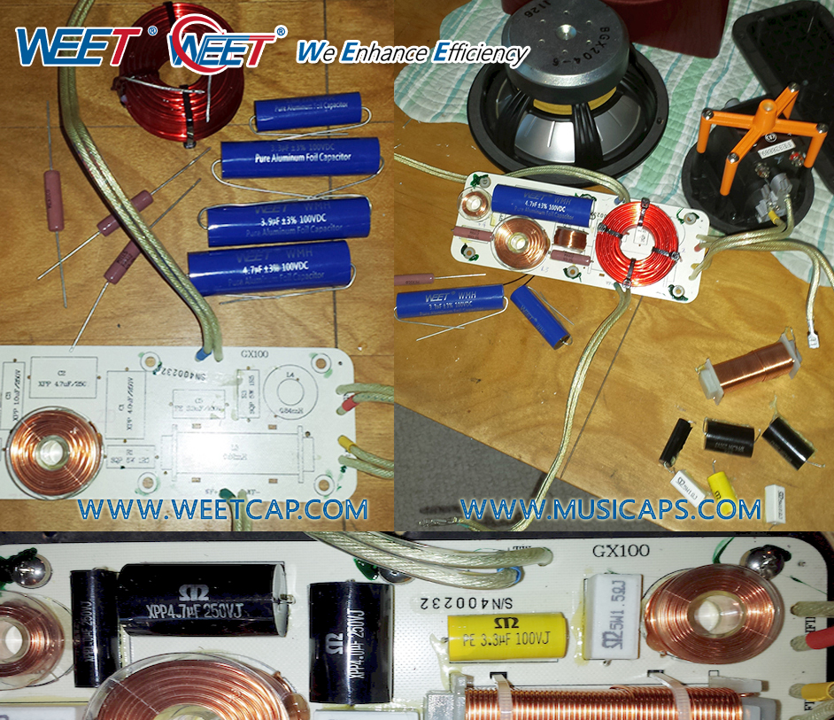 WEET WMH 3.9uF 100V Best Source for Crossover Audio Capacitors