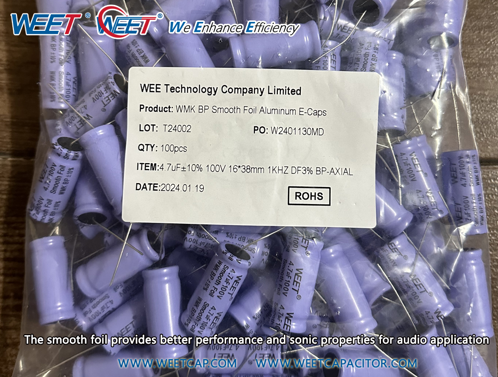 WEET-WMK-Non-Polar-Smooth-Foil-Electrolytic-Capacitors-E-Cap-Plain-For-Audio-and-Hifi-System
