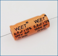 WEET WMM BP Axia Bi polar Aluminum Electrolytic Capacitors for Audio and Speaker System