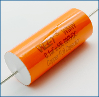 WEET WMW 100V 200V Pure Copper Foil and Polypropylene Film Capacitors