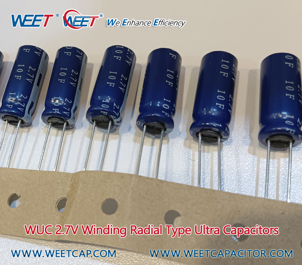 WEET-WUC-2.7V-10F-Winding-Radial-Type-Ultra-Super-Gold-Capacitors-For-Sale