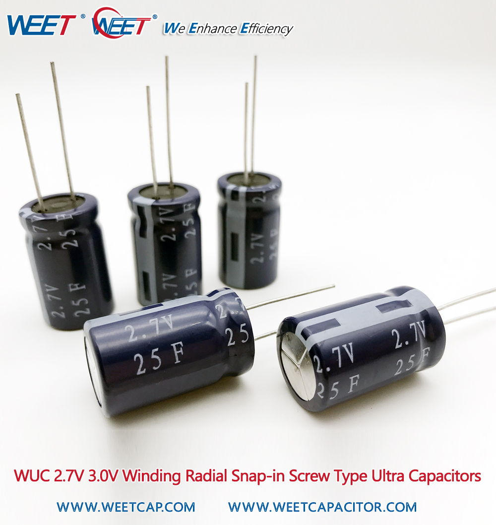 WEET-WUC-Radial-Type-Super-Capacitors-2.7V-25F-Pitch-7.5mm-Bulk-Packing-RoHS-Common-Items-Part-Number